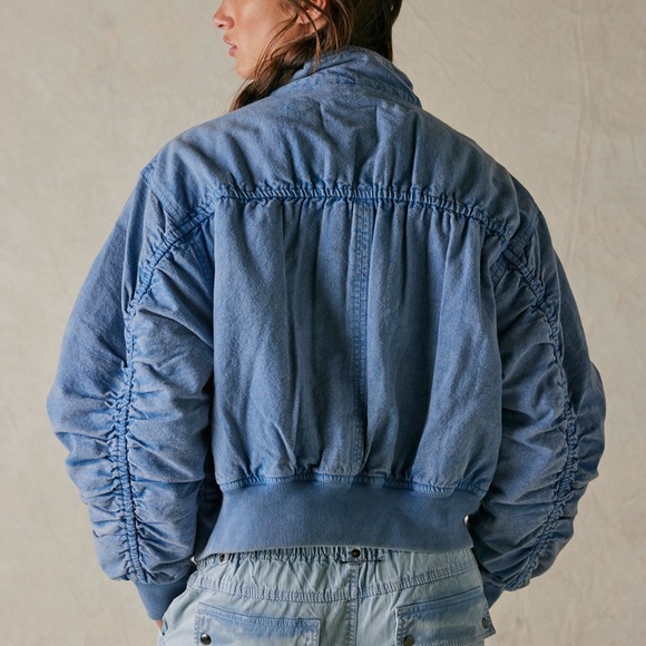 Free People We The Free Flying High Bomber Jacket - Picture 2 of 6
